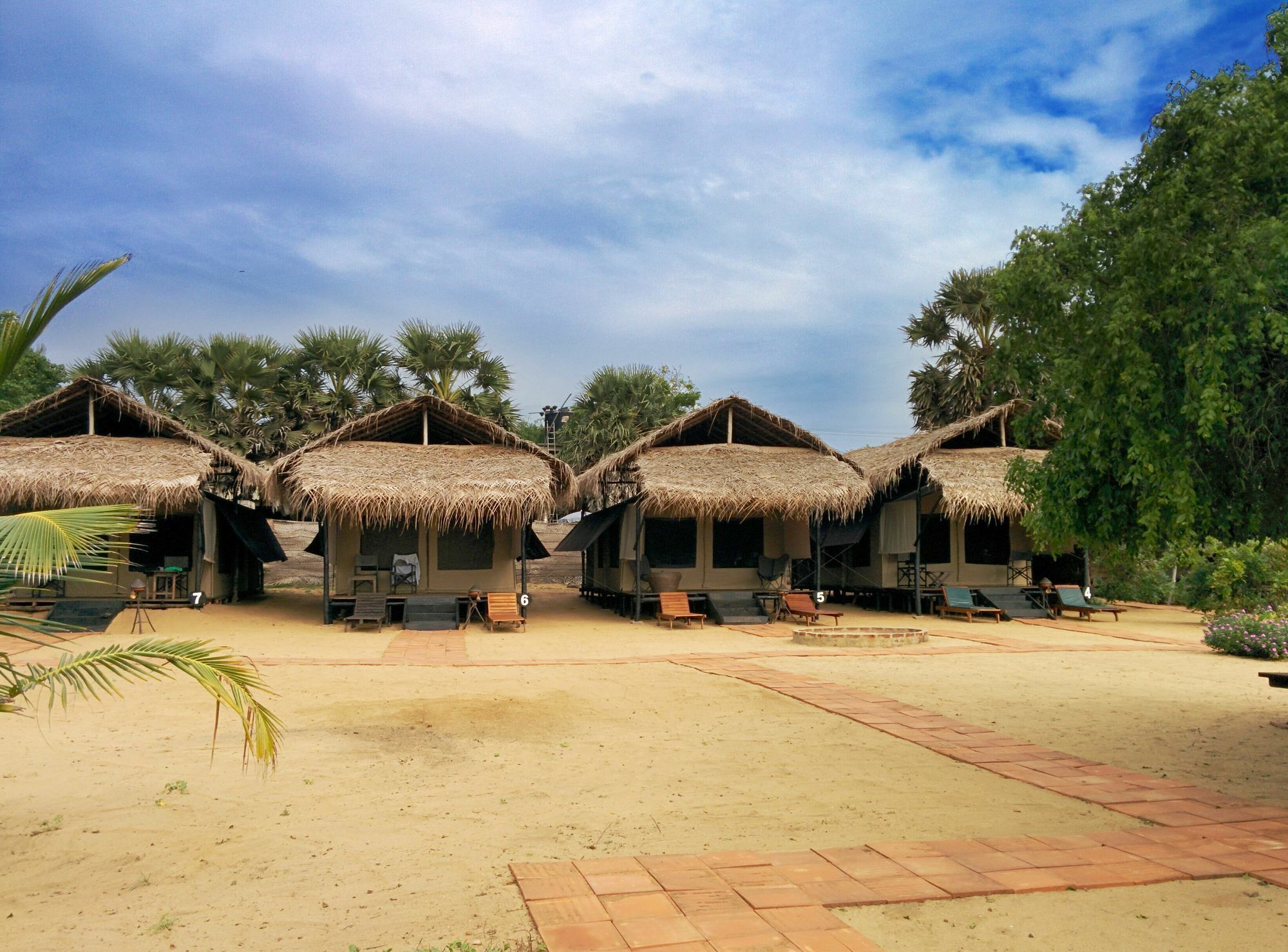 The Beach Camp Yala Kirinda  Eksteriør billede